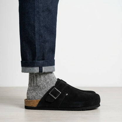 Hugo Genuine Suede Clogs