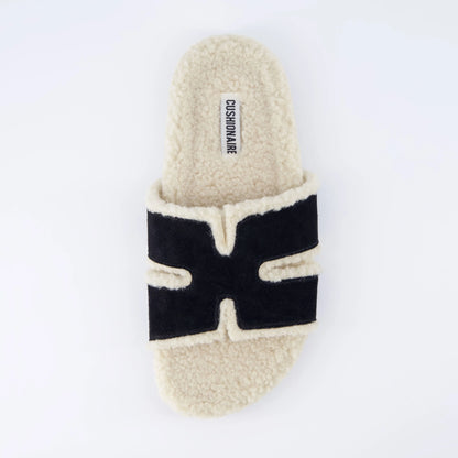 Cuddle Shearling Footbed Sandal