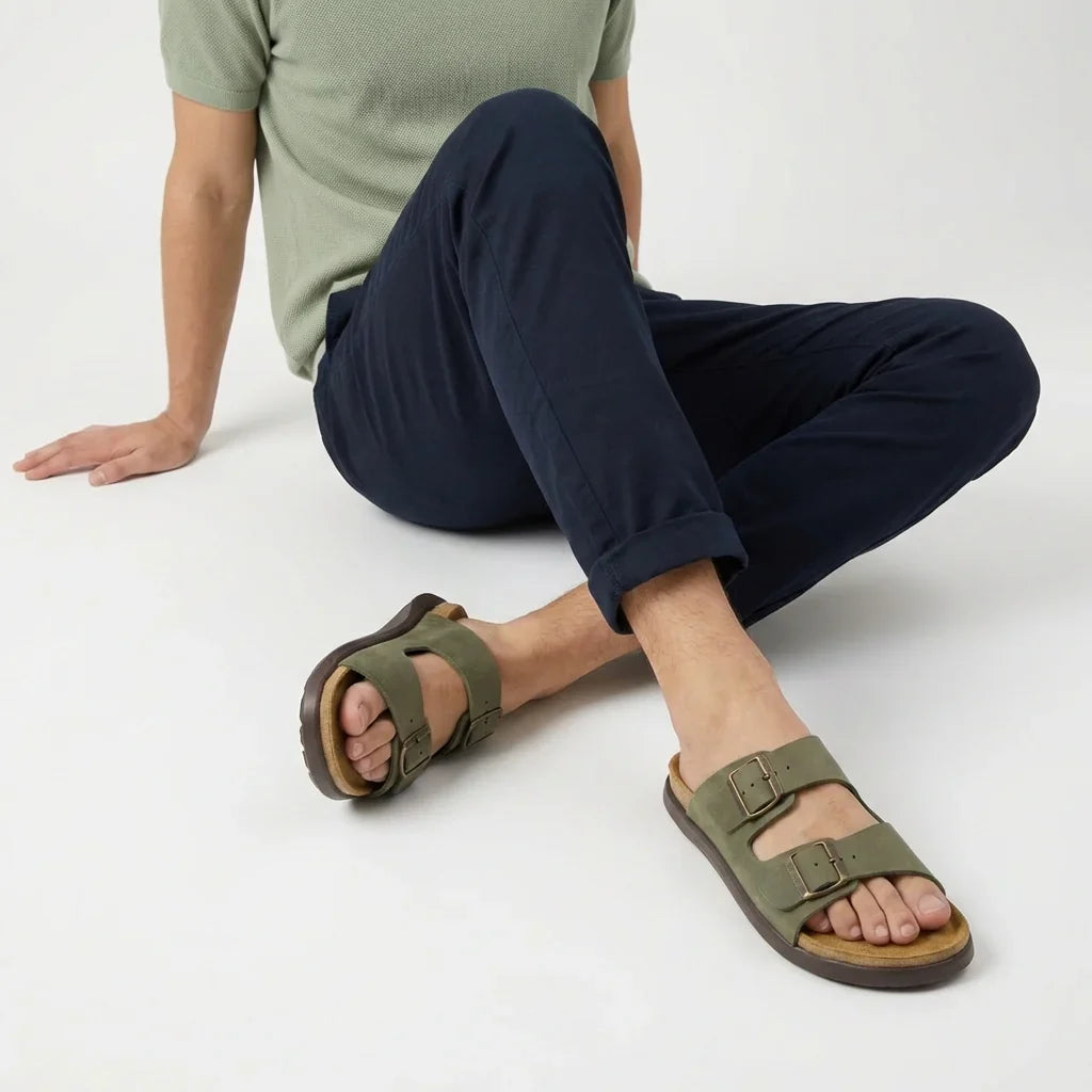 Mars Double Buckle Sandals