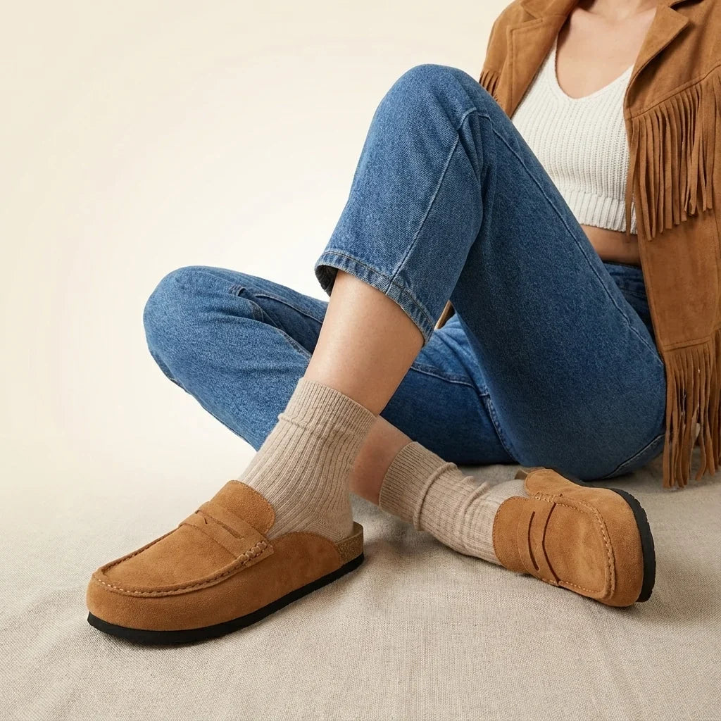 Fondu Leather Clogs