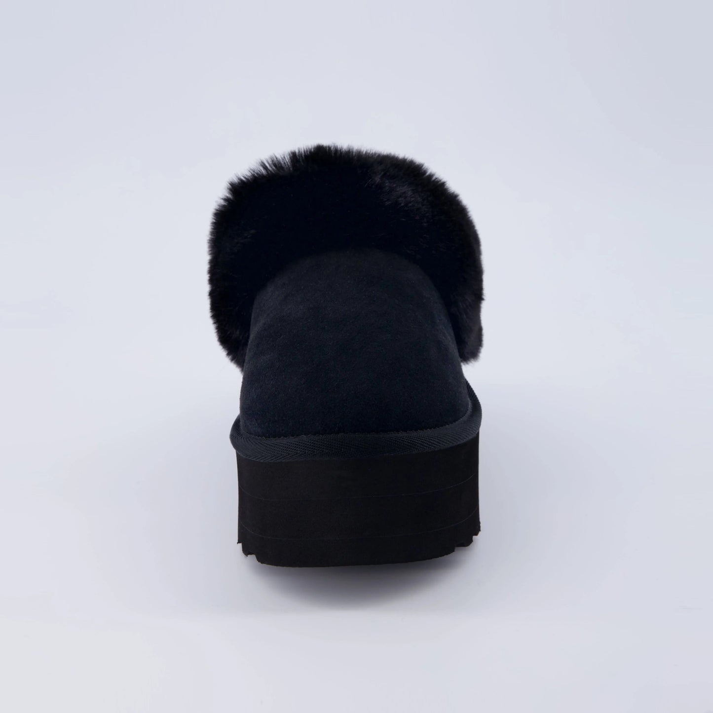 Husky Suede Cozy Platform Mule