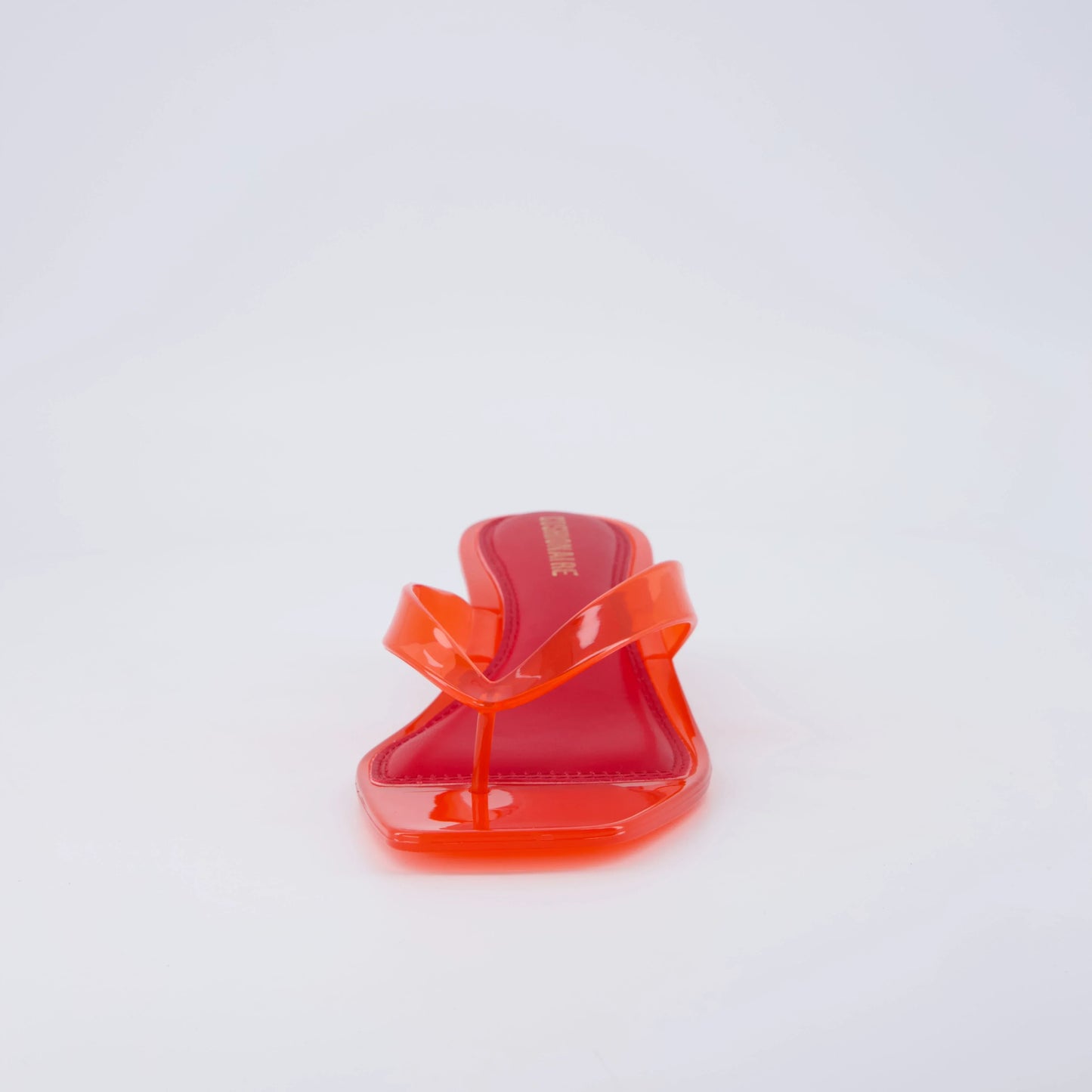Riot Jelly Thong Kitten Heels