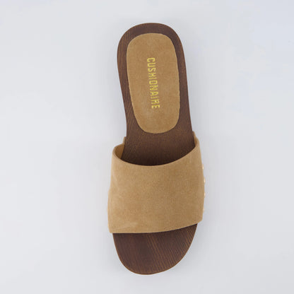 Timmi Genuine Suede Slides