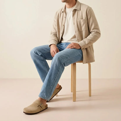 Hugo Genuine Suede Clogs