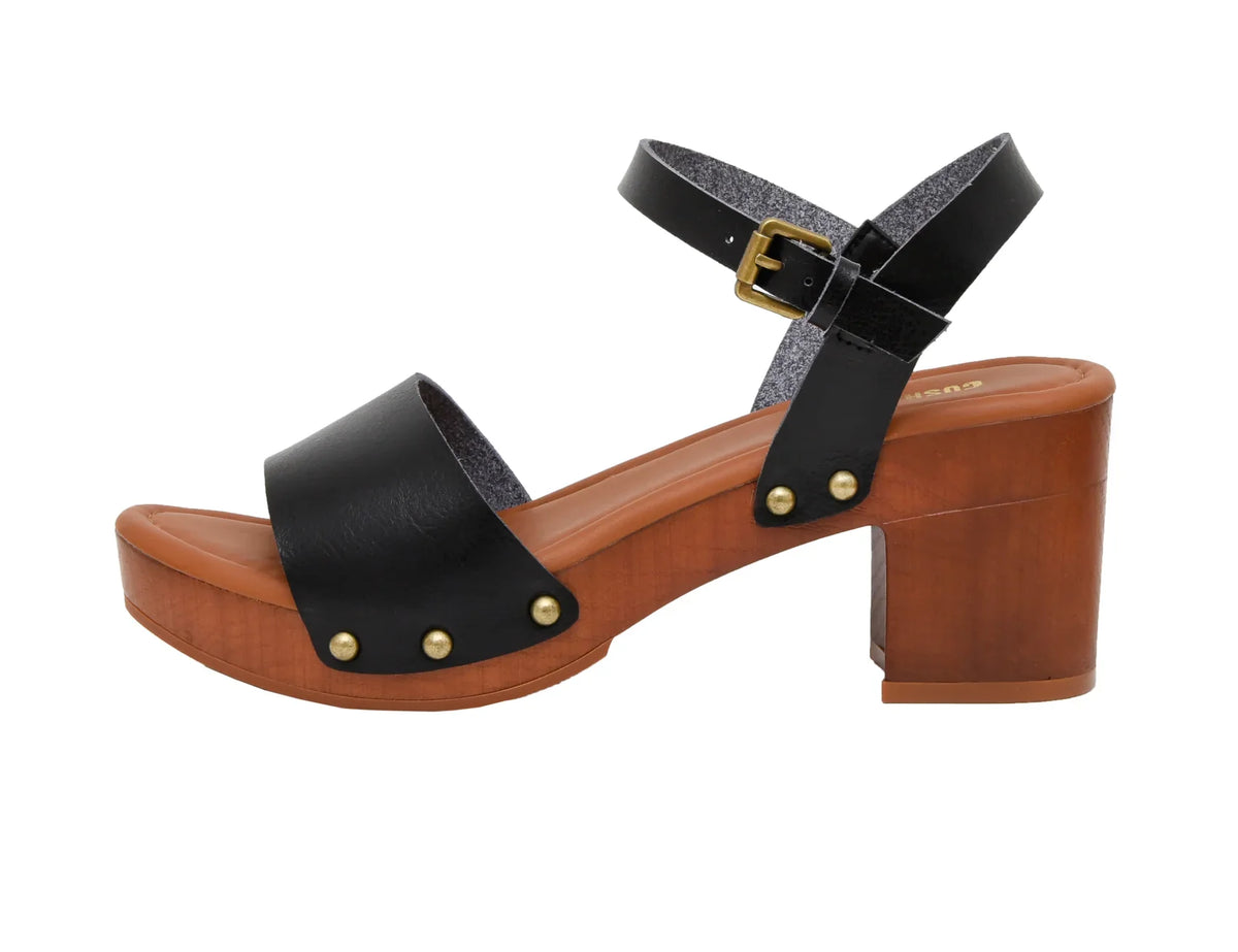 Sloan Faux Wood Sandals