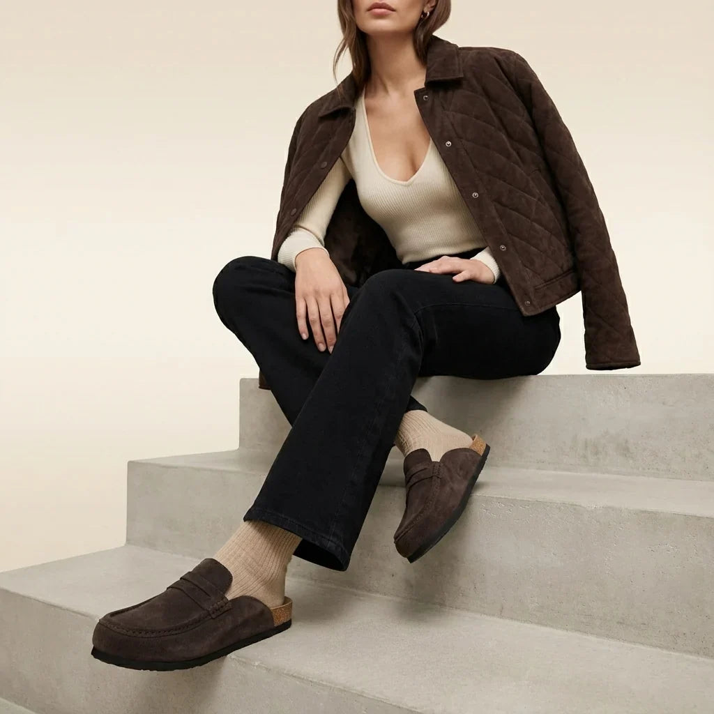 Fondu Leather Clogs