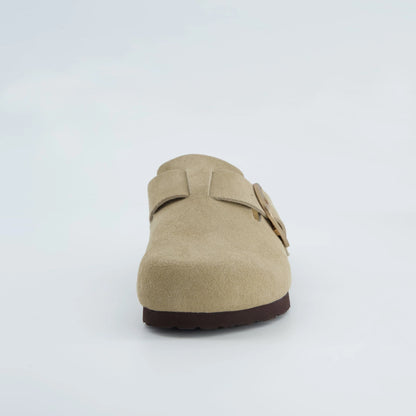 Rusty Leather Clogs