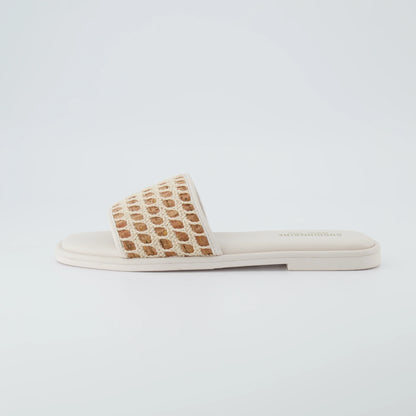 Taffy Crochet Slide Sandal