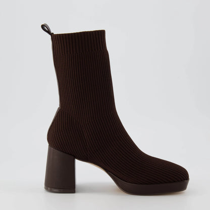 Bancroft Stretch Knit Heeled Boot