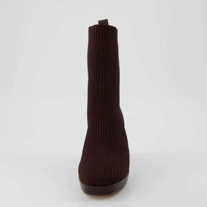 Bancroft Stretch Knit Heeled Boot