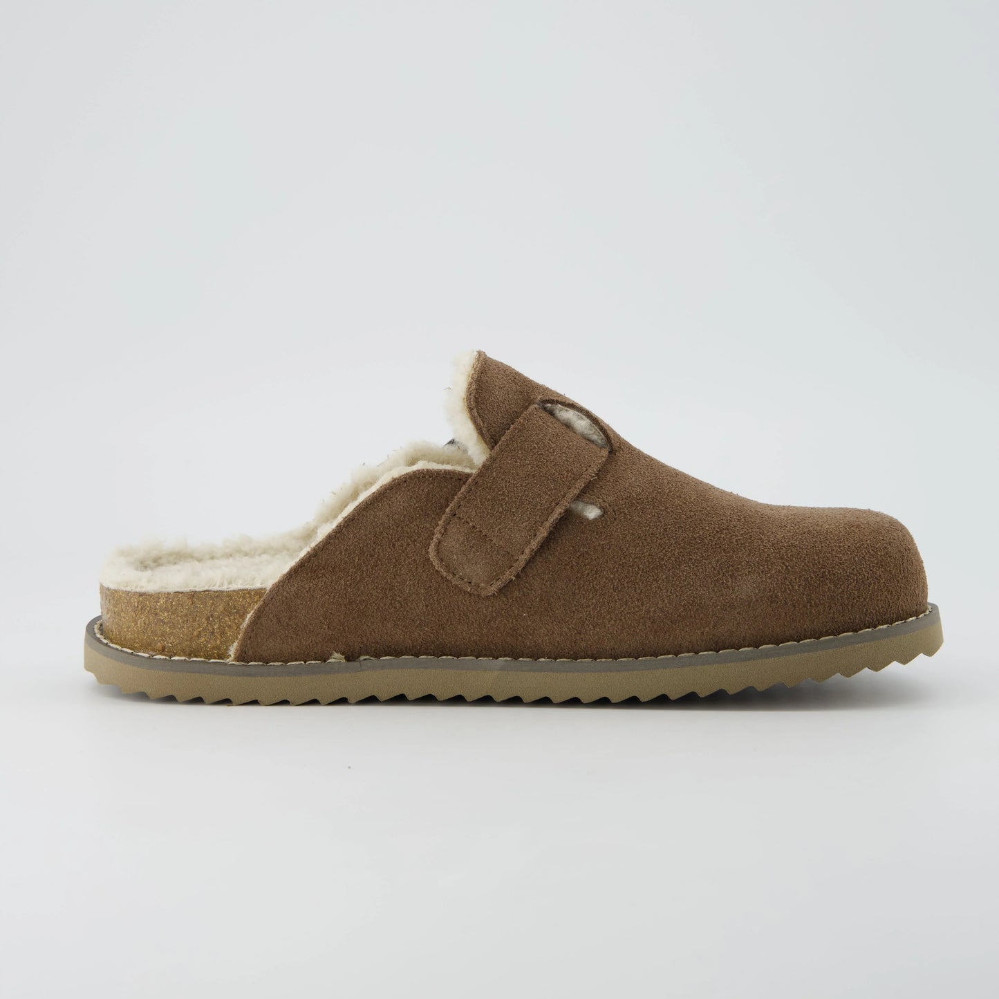 Blain Fur Genuine Suede Clogs