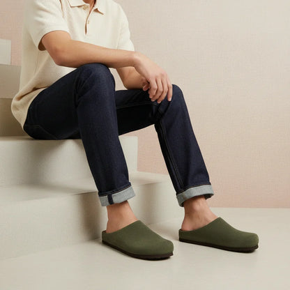 Heath Men's Leather Clogs