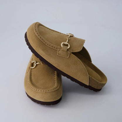 Cliff Suede Clog Mules