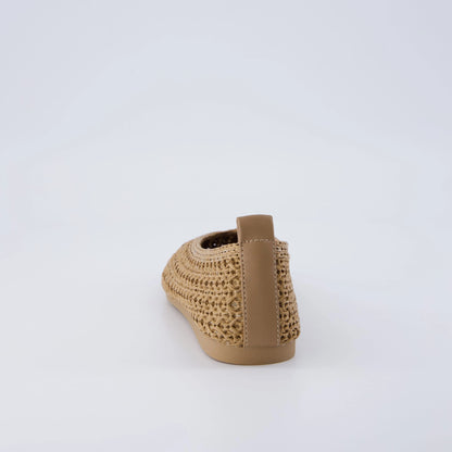 Gilt Woven Ballet Flats