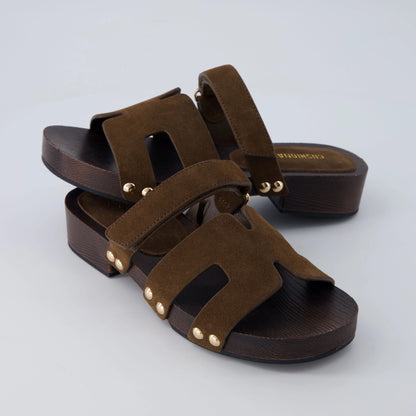 Tokyo Genuine Suede Sandals