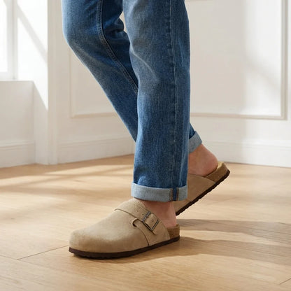 Hugo Genuine Suede Clogs