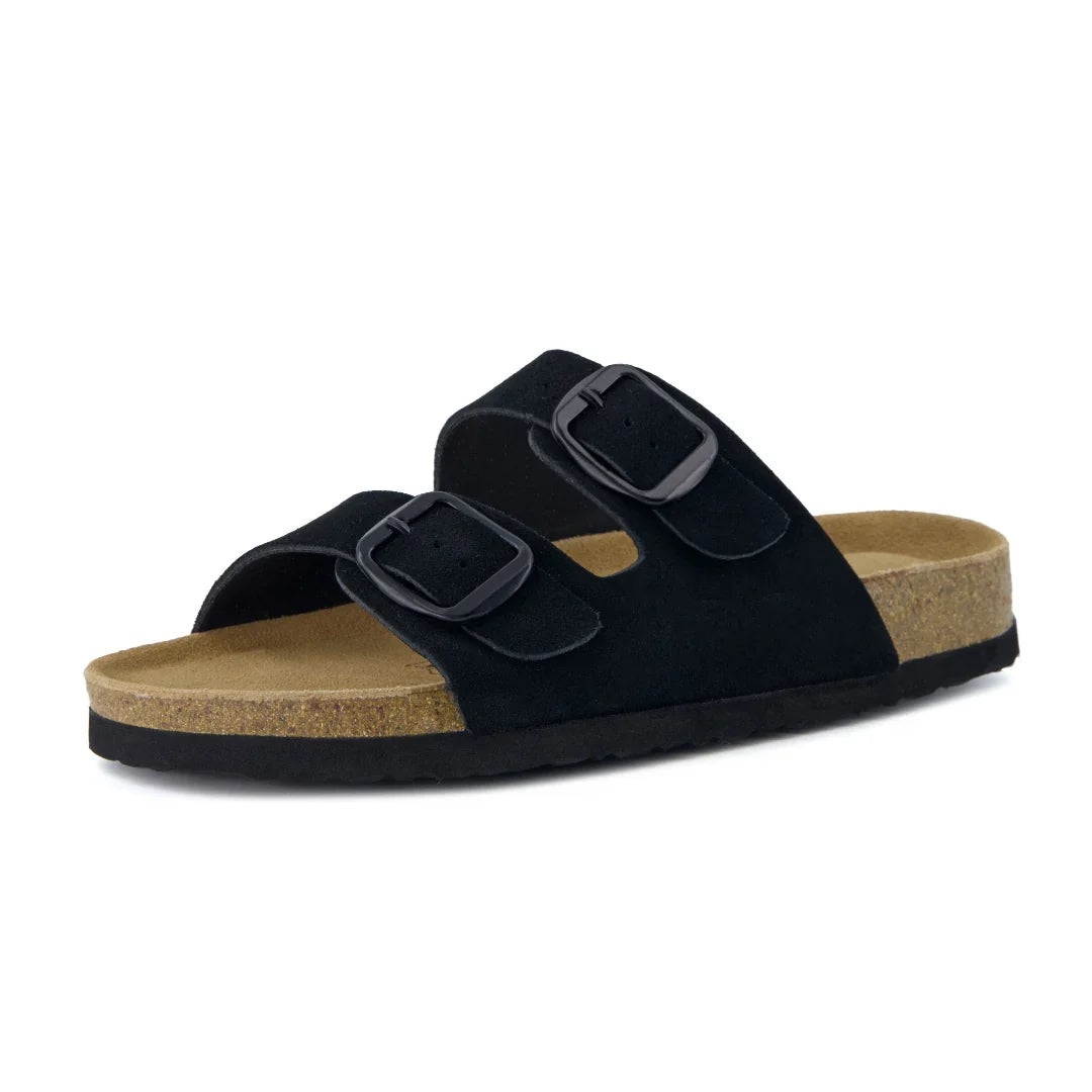 Logo Leather Sandal