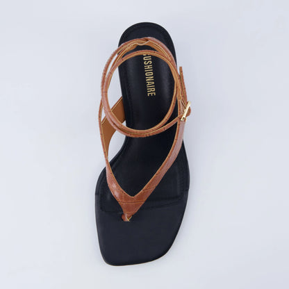 Martini Strappy Kitten Heel Sandal