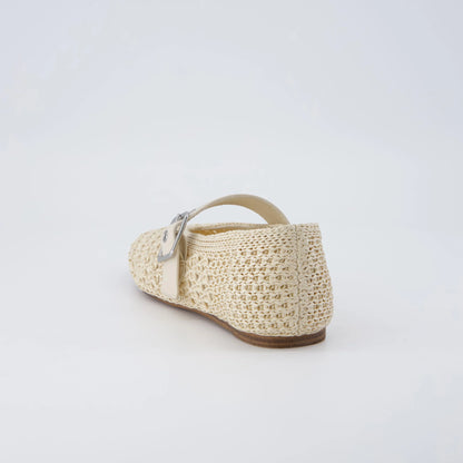 Gabby Woven Mary Jane Flats