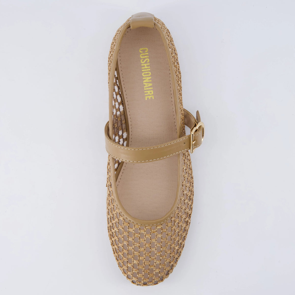Gracie Mesh Mary Jane Flats