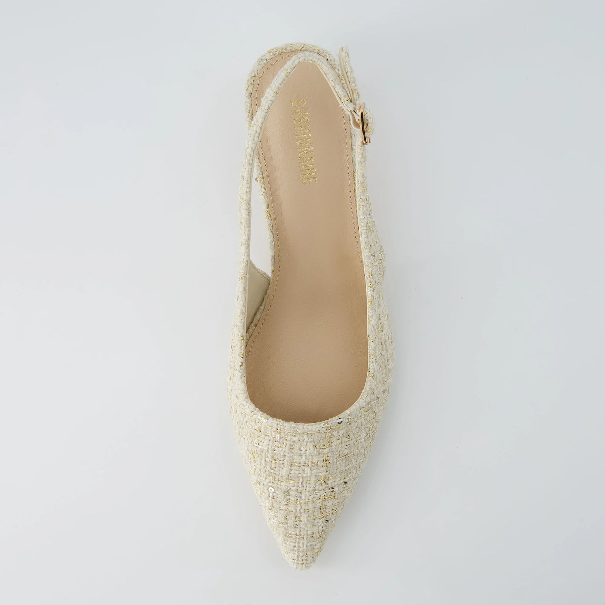 Buzz Tweed Kitten Heel