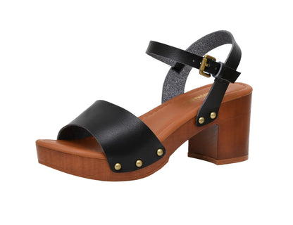 Sloan Faux Wood Sandals
