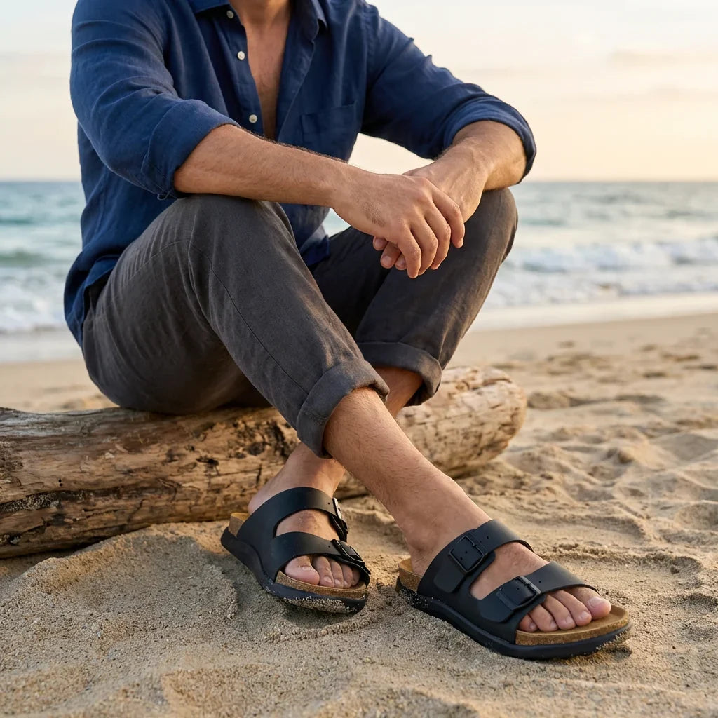 Mars Double Buckle Sandals