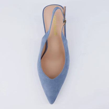 Saby Slingback Kitten Heels