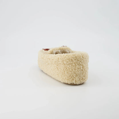 Star Sherpa Moccasin Slippers