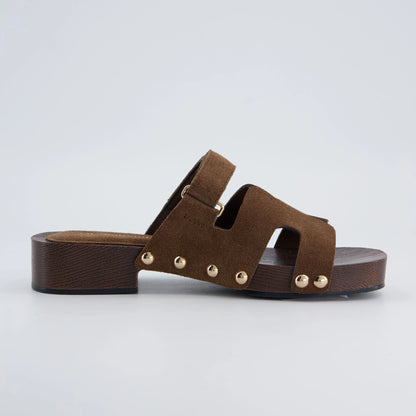 Tokyo Genuine Suede Sandals