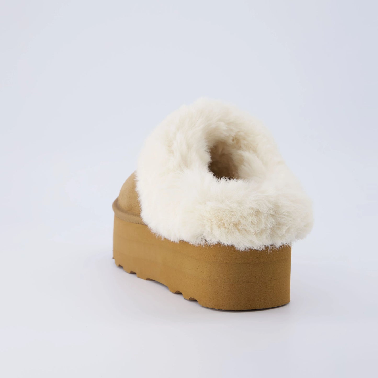 Husky Suede Cozy Platform Mule