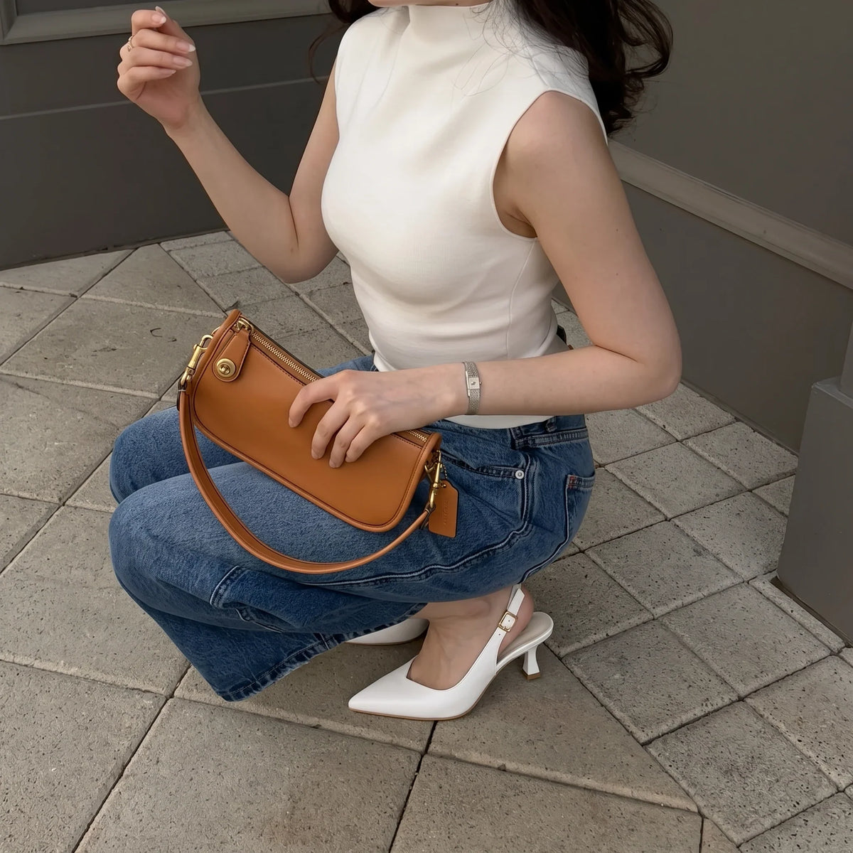Saby Slingback Kitten Heels