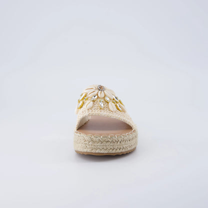 Playa Espadrille Slide Sandals