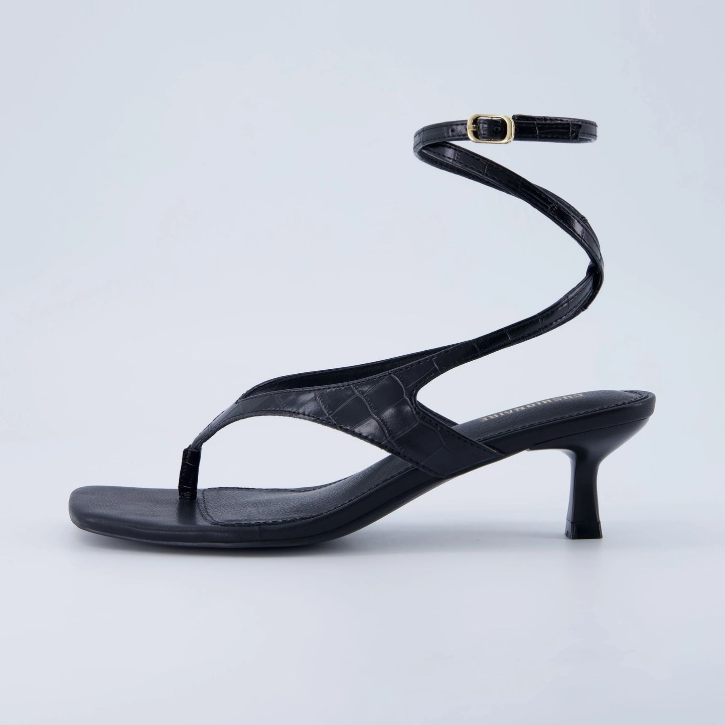 Martini Strappy Kitten Heel Sandal