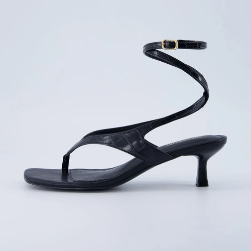 Martini Strappy Kitten Heel Sandal