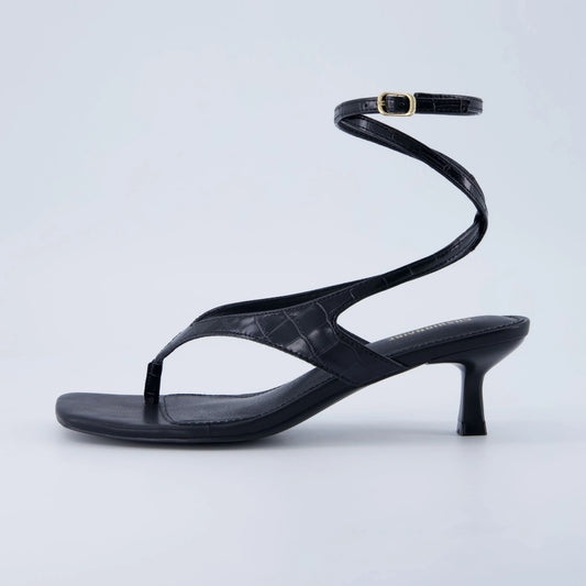 Martini Strappy Kitten Heel Sandal