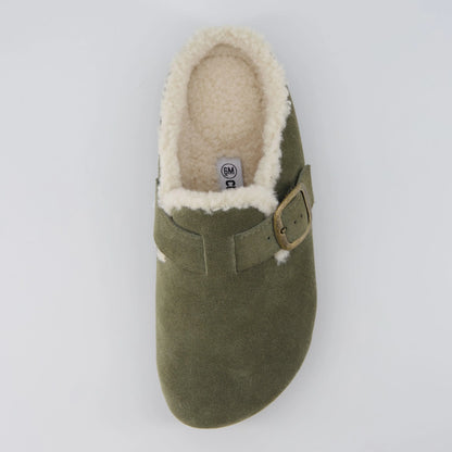 Haven Cozy Leather Clogs