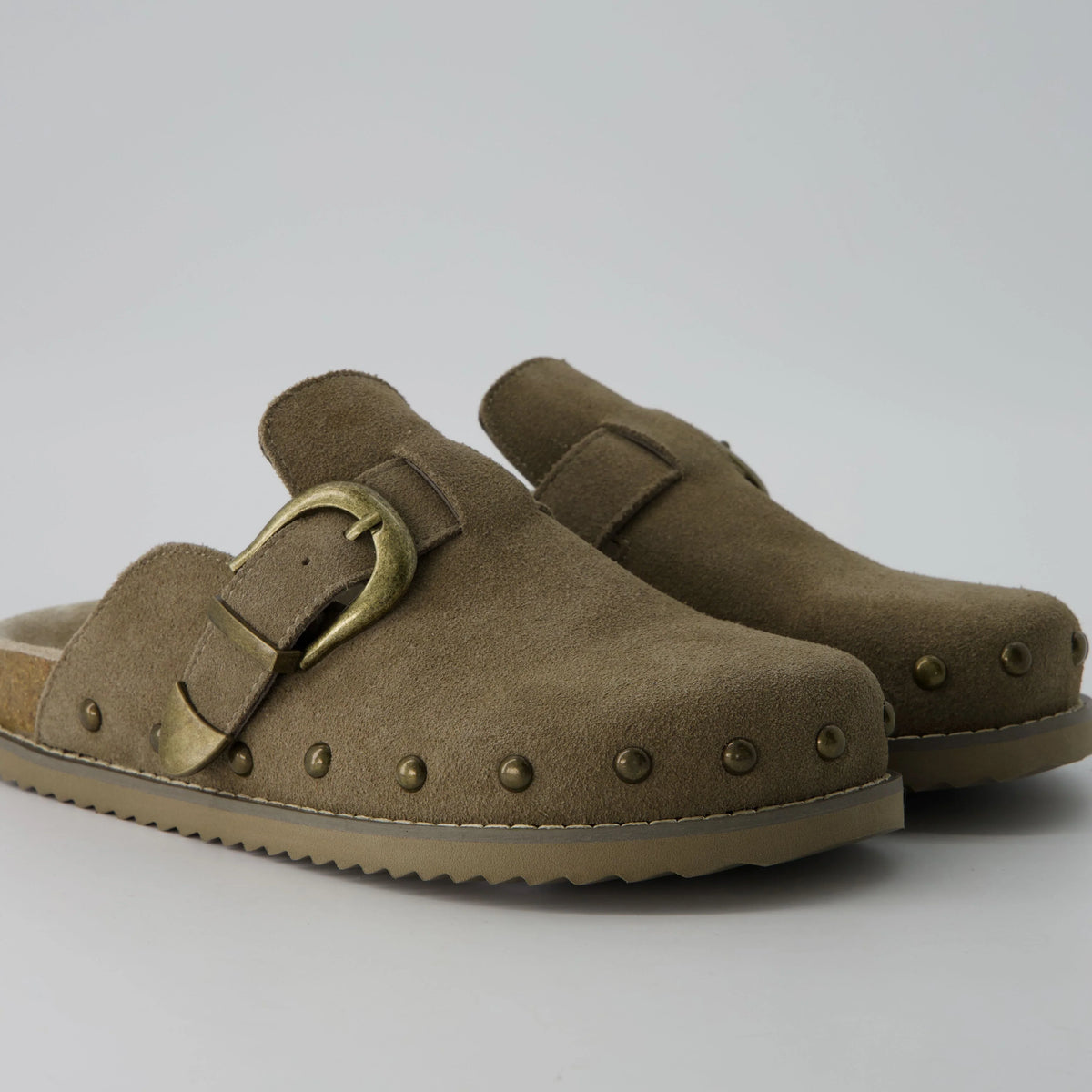 Bronco Suede Clogs