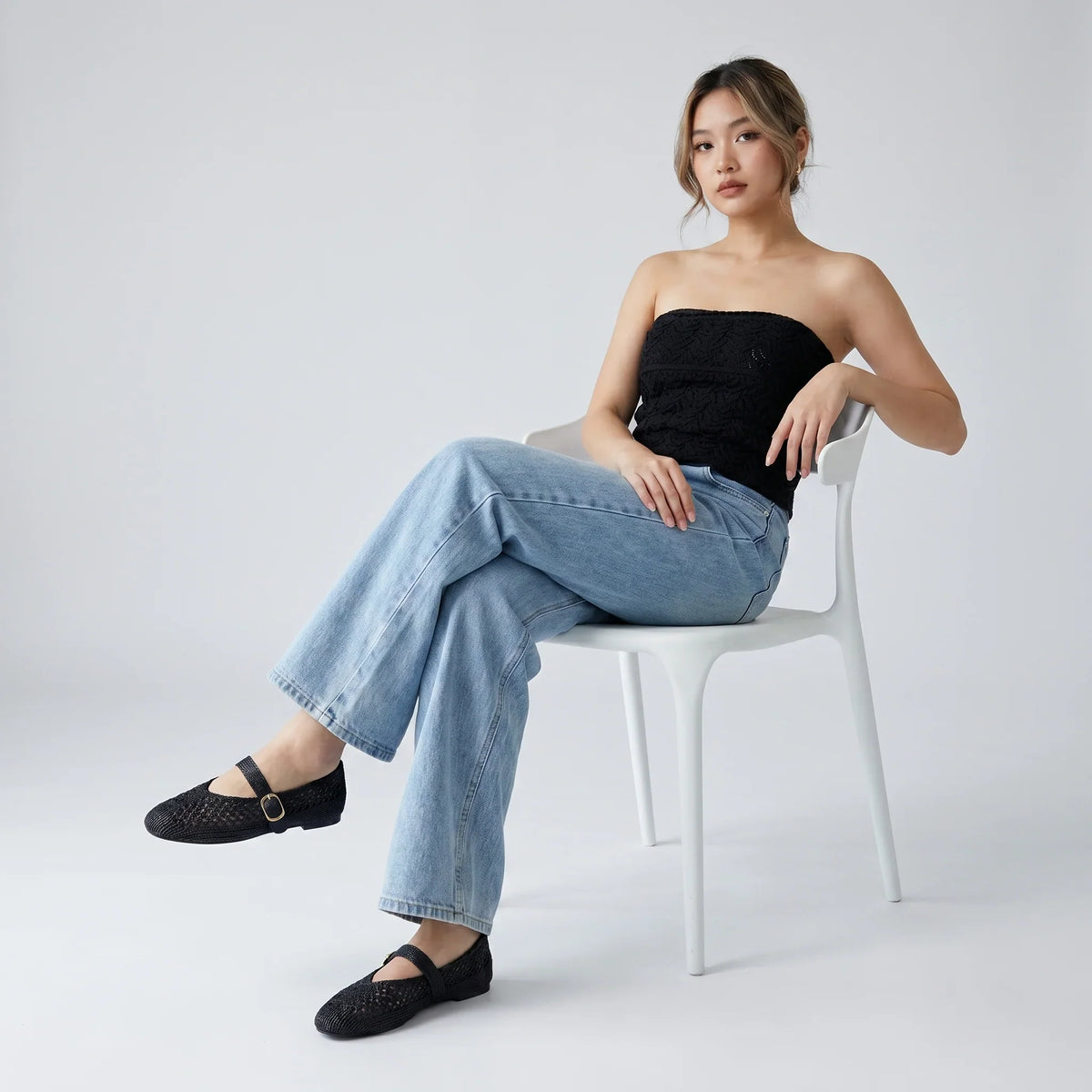 Monet Woven Mary Jane Flats