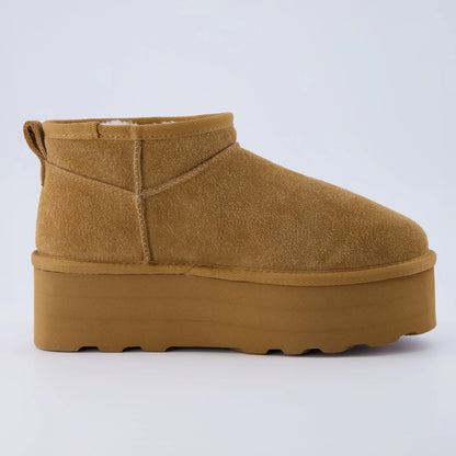 Hippy Cozy Platform Ankle Boot