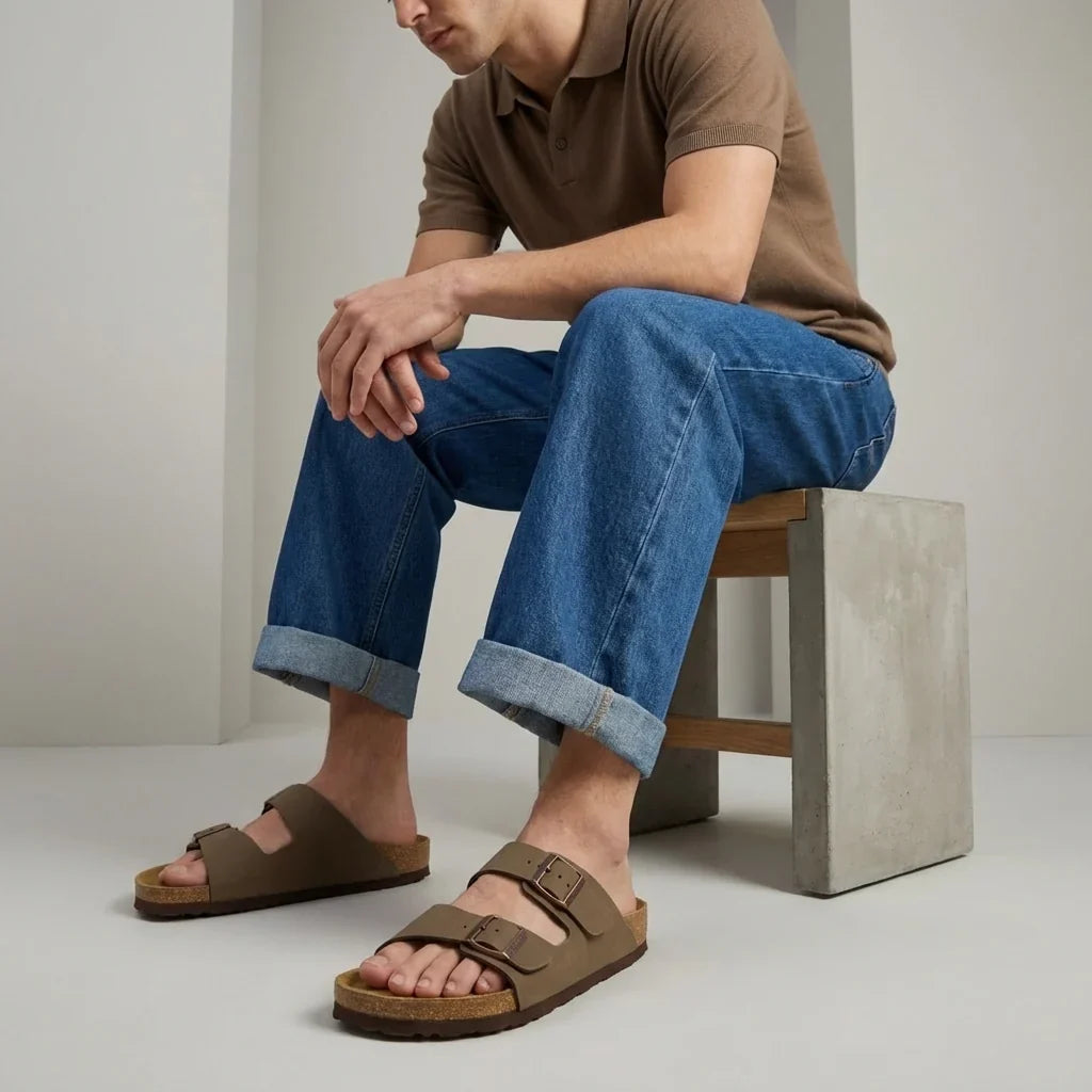 Lane Men's Cork Footbed Sandal