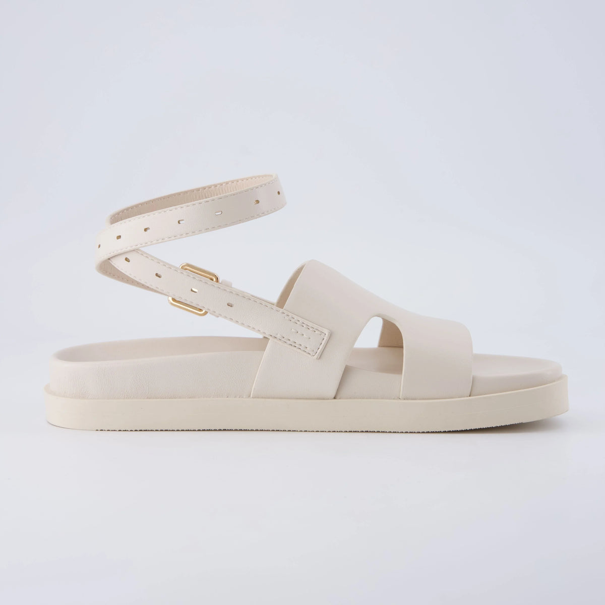 Erika Cut-Out Ankle Wrap Sandals