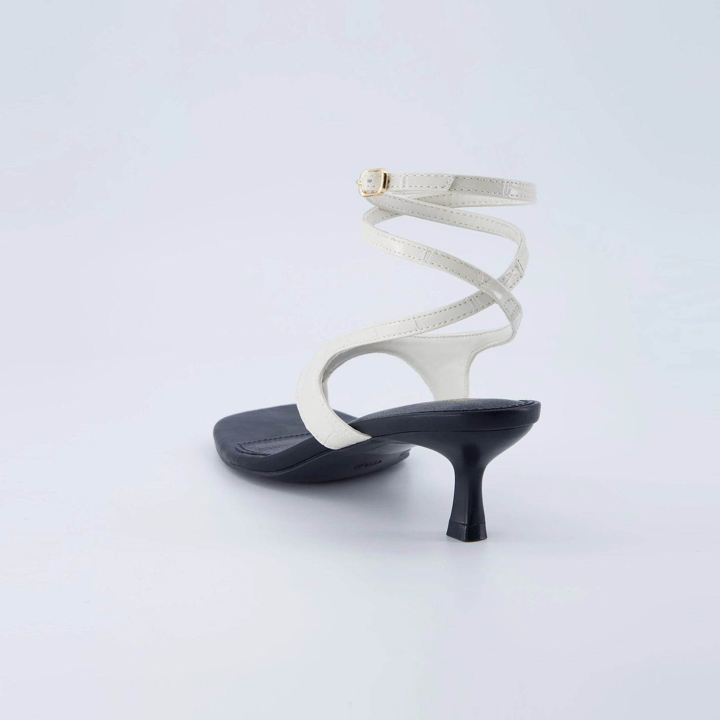 Martini Strappy Kitten Heel Sandal