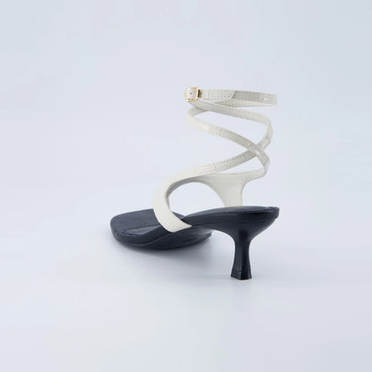 Martini Strappy Kitten Heel Sandal