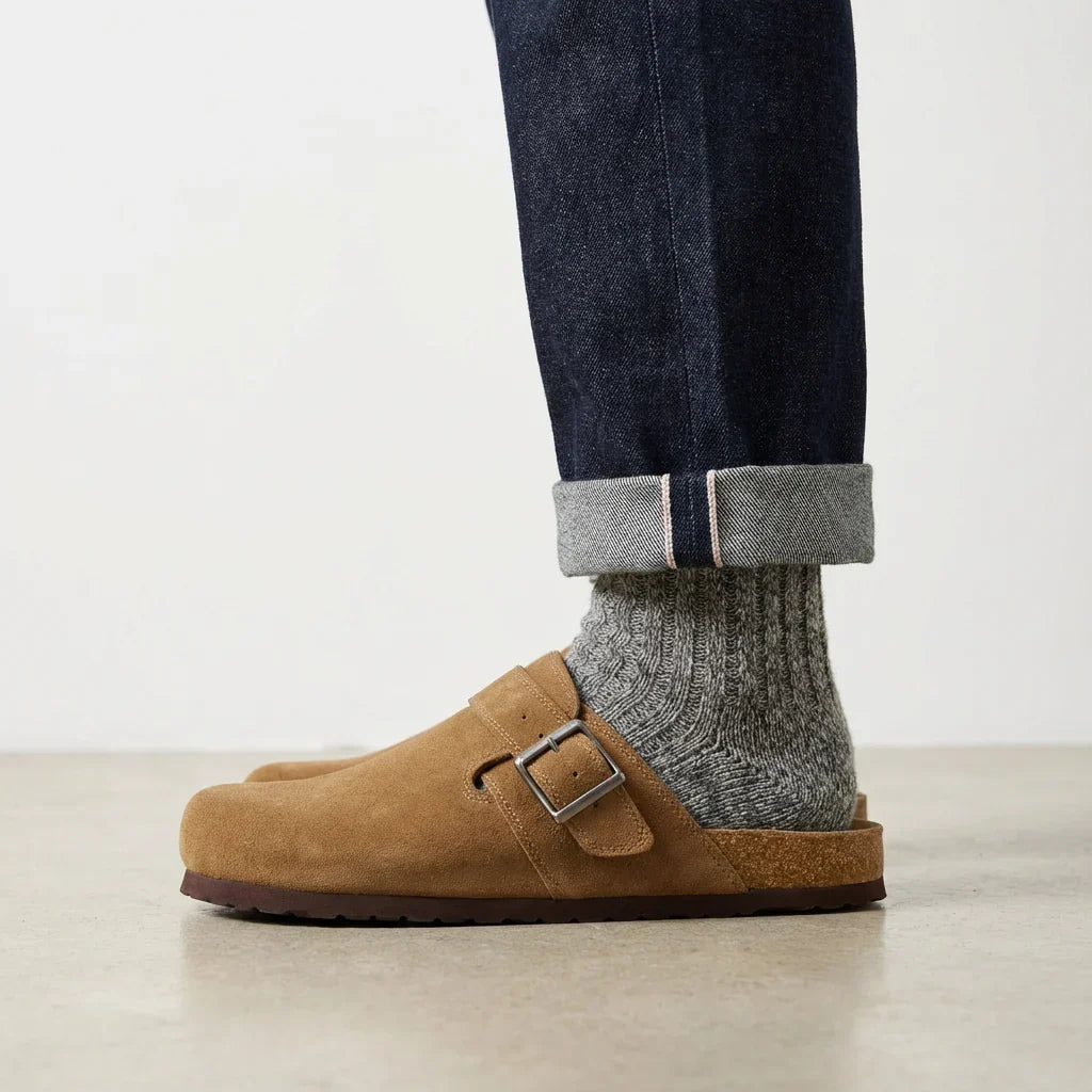 Hugo Genuine Suede Clogs