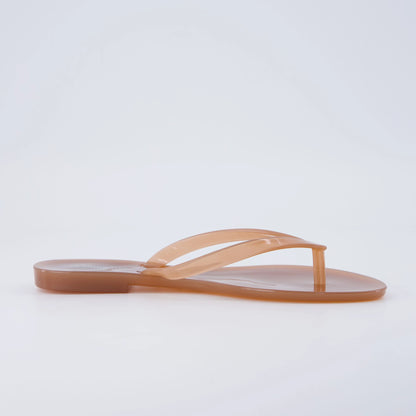 Aqua Jelly Flip Flops