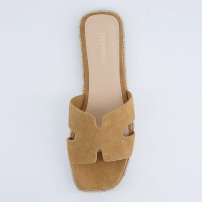 Avocado Espadrille Slide Sandal