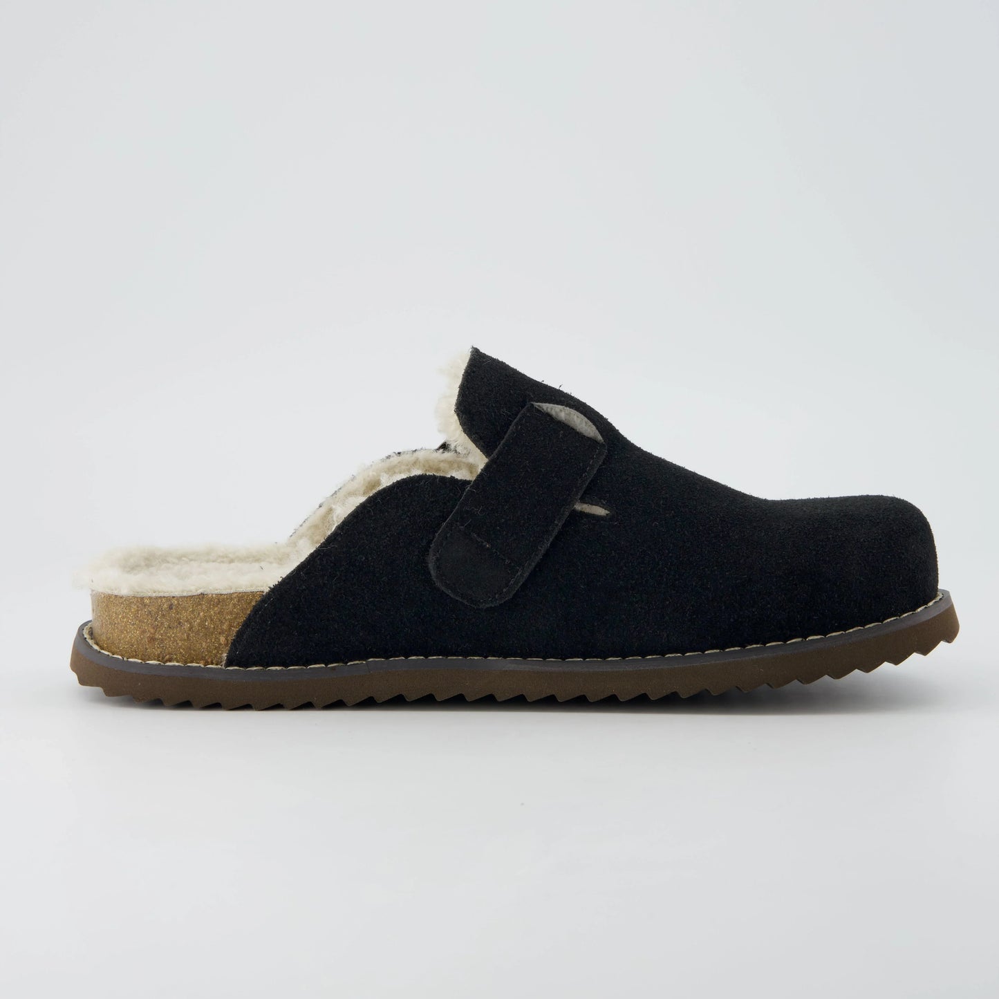 Blain Fur Genuine Suede Clogs