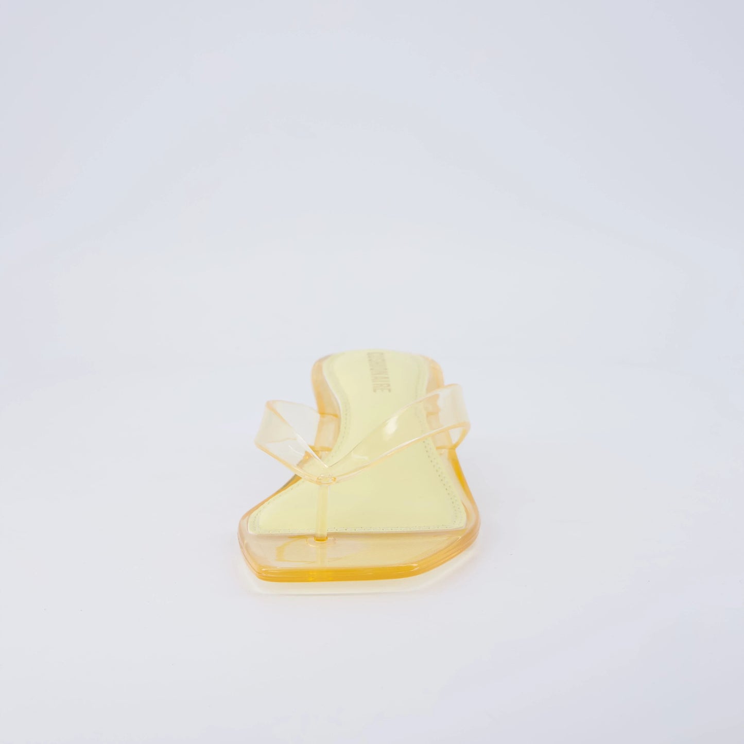 Riot Jelly Thong Kitten Heels