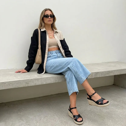 Prego Espadrille Wedge Sandals